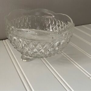 Elegant Clear Glass Bowl